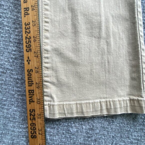 Riders By Lee Jeans Womens 12M Khaki Stretch‎ Bootcut Pants 32x31 comfy Outdoor - Picture 7 of 15